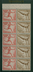 dt. Reich Heftchenblatt Mi # 105 B postfrisch Olympiade 1936 (59803)