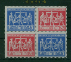 all. Besetzung Mi # VZd 1 postfrisch Exportmesse Hannover (59950)