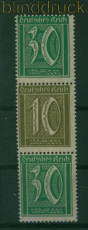 dt. Reich Zusammendrucke Mi # S  34 postfrisch 30/10/30 Pfennig Ziffer (59822)