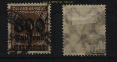 dt. Reich Mi # 305 gestempelt geprft Infla Berlin (27850)