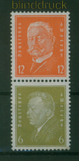 dt. Reich Zusammendrucke Mi # S  48 postfrisch Reichspr�sidenten (59824)
