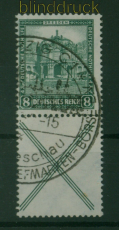 dt. Reich Zusammendrucke Mi # S  92 gestempelt Nothilfe 1931 (59827)
