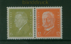 dt. Reich Zusammendrucke Mi # W  29 postfrisch Reichspr�sidenten (59838)