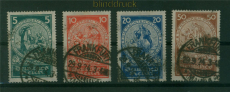 dt. Reich Mi # 351/54 gestempelt Deutsche Nothilfe 1924 (59700)