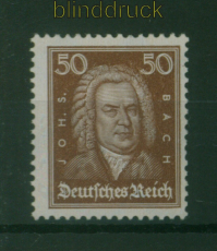 dt. Reich Mi # 396 postfrisch Johann Sebastian Bach (59702)