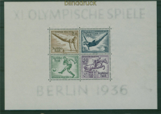 dt. Reich Mi # Block  5 Olympia-Block postfrisch (59714)