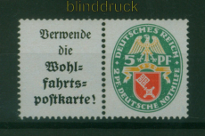 dt. Reich Zusammendrucke Mi # W  34 postfrisch Nothilfe 1929 (59728)