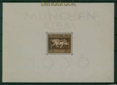 dt. Reich Mi # Block  4 postfrisch Braune Band 1936 (59748)