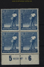 all. Besetzung Mi # 950 postfrischer 4er-Block mit HAN 4150.47 1 (29156)