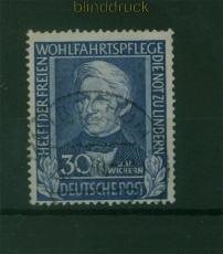 Mi #  120 gestempelt H�chstwert Helfer der Menschheit 1949 (59740)