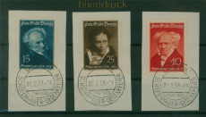 Danzig Mi # 281/83 gestempelt mit Sonderstempel SSt. Arthur Schoppenhauer(59775)