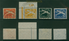 Danzig Mi # 298/301 gestempelt Flugpostmarken (VIII) teilweise gepr�ft (59777)