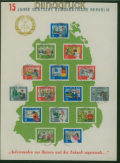 DDR Mi # Block  19 gestempelt 15 Jahre DDR Tagesstempel (59982)