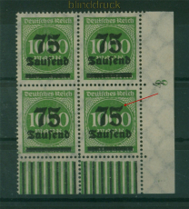 dt. Reich Mi # 288 AF III postfrisch Aufdruckfehler Balken der 5 verl�nger(59756