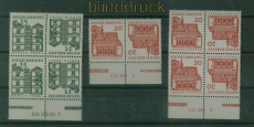 Bund Zusammendruck Mi # K5 HAN, K 6 HAN und K 6 HAN ** kleine Bauwerke (59965)