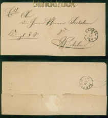 Thurn & Taxis Dienstbriefh�lle Cassel 2.10. nach Rinteln ohne Inhalt (59473)