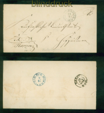 Thurn & Taxis Dienstbriefh�lle Veckerhagen 22.6.1853 n Hofgeismar o Inhalt(59474