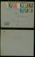 SBZ Mi # 215 b (3) MiF Fernbrief Magdeburg 3.5.1949 nach Hannover (59895)