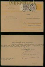 Bi-Zone AM-Post Mi # 17 B a + 17 Ba PF Feld 52 Typ 36 II auf GSK gepr�ft (59904)