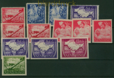 dt. Besetzung 2. WK private Ausgaben Nationales Indien kleines ** Lot (60074)