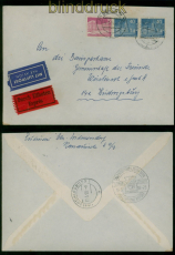 Berlin Mi # 149 (2) # 141 MiF mit waager. Paar LuPo-Eil-Brief Berlin 1959(60039)