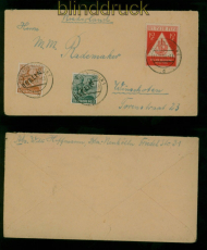 Berlin Mi #   7 + 9 mit SBZ # 228 Auslandsbrief 13.12.1948 n Winschoten (60037)