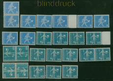 Schweiz ex Mi #  696/935 postfrisch Rollenmarken Nummern, Farben, Verz�hn(60011)