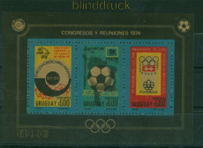 Uruquay Mi # Block 21 postfrisch Ereignisse und Kongresse (59917)