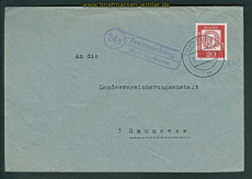 Landpoststempel Franzenburg ber Cuxhaven 1962 (26705)