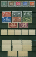 Schweiz Mi #  447/59 postfrisch PAX-Satz TOP-Satz (60121)