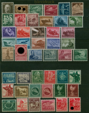 dt. Reich Jahrgang 1944/1945 posrfrische komplette Jahrg�nge (60125)