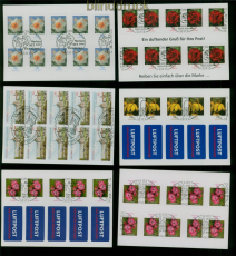 Bund Folienbl�tter # 1 bis 12 Ersttagssonderstempel (60084)