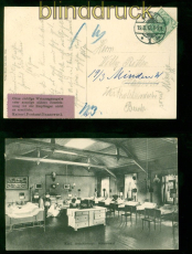 dt. Reich AK Kiel Aufkleber Ohne richtige Wohnungsangabe 1912 n Hannover (57738)