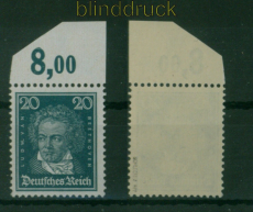 dt. Reich Mi # 392 OR P postfrisch 20 Pfg. Beethoven gepr�ft Schlgel A. (60135)