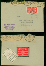 dt. Reich Ortsbrief Berlin 1942 besch�digt amtlich verschlossen (57757)