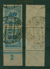 dt. Reich Mi # 330 A (2) gestempelt Senkrechtes Paar gepr�ft Weinbuch BPP(60171)