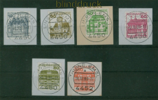 Bund Mi #  913/1143 gestempelt auf Briefst�ck Burgen & Schl�sser Letterset(60181