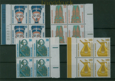 Bund Mi # 1398/1401 postfrisch Sehensw�rdigkeiten 4er-Bl�cke (60182)