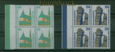 Bund Mi # 1406/07 postfrisch Sehensw�rdigkeiten 4er-Bl�cke (60183)
