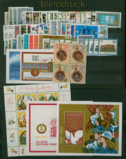 DDR Jahrgang 1984 postfrisch mit Bl�cken und Kleinb�gen (60194)