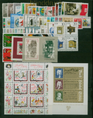 DDR Jahrgang 1985 postfrisch mit allen Bl�cken und Kleinb�gen (60195)