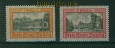 Danzig Mi # 212/13 postfrisch Ansichten (II)  (60347)