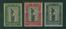 Danzig Mi # 217/19 postfrisch Internationale Briefmarkenausstellung (60349)