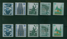Berlin Mi # 794/834 C + D postfrisch Sehensw�rdigkeiten geschnittene Marke(60212)