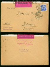 dt. Reich Obersontheim Fernbrief 1933 nach Stuttgart amtlich verschlossen(57763)
