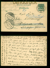 dt. Reich GSK Magdeburg 30.9.1899 nach Hahnenklee diverse Weiterleitungen(57771)