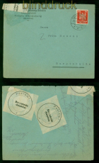 dt. Reich Mi # 357 EF Ahrensburg 1927 n Bargteheide amtlich verschlossen (57780)