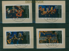 Berlin Mi # 807/10 gestempelt Lingen, Ems auf Briefst�ck Jugend 1988 (60229)