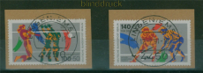 Berlin Mi # 836/37 gestempelt Lingen, Ems auf Briefst�ck Sporthilfe 1989 (60235)
