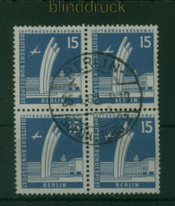 Berlin Mi # 145 (4) gestempelt 4er-Block 15 Pfg. Stadtbilder (II) (60246)